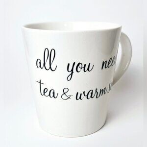 Indigo "All You Need Is Tea & Warm Socks" Inspirational Coffee Mug